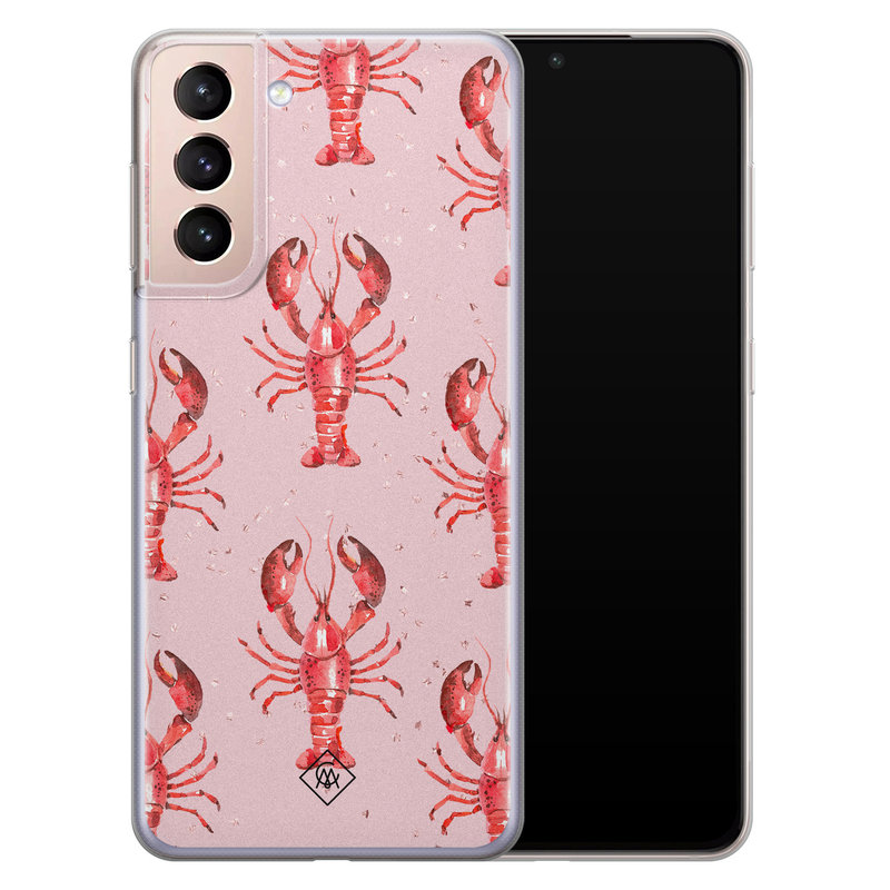 Casimoda Samsung Galaxy S21 Plus siliconen telefoonhoesje - Lobster all the way