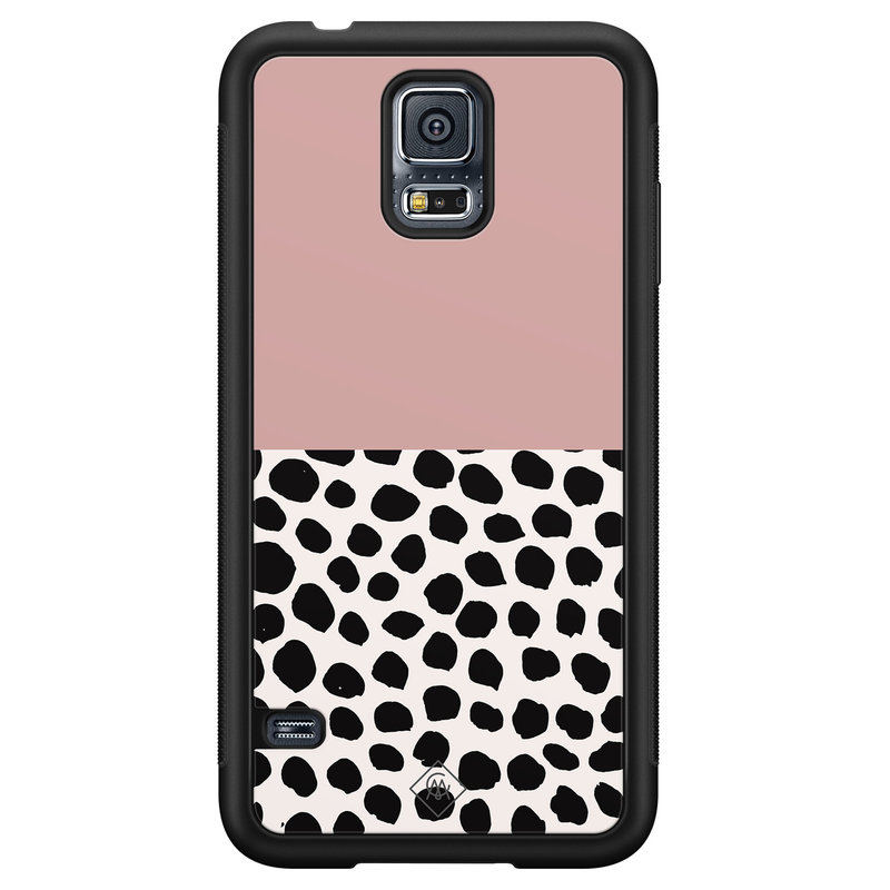 Casimoda Samsung Galaxy S5 hoesje - Pink dots
