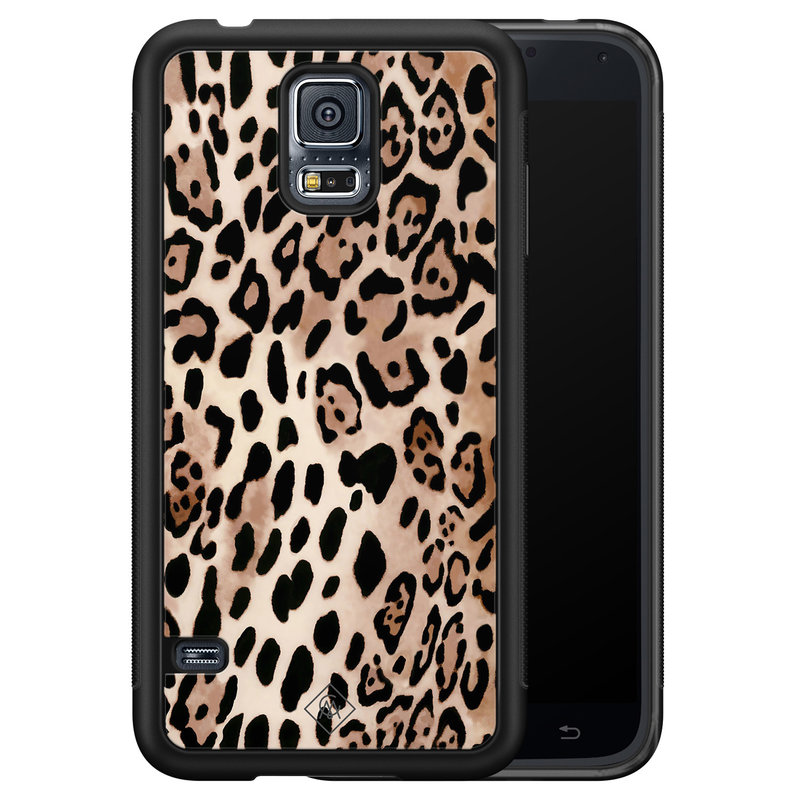 Casimoda Samsung Galaxy S5 hoesje - Golden wildcat