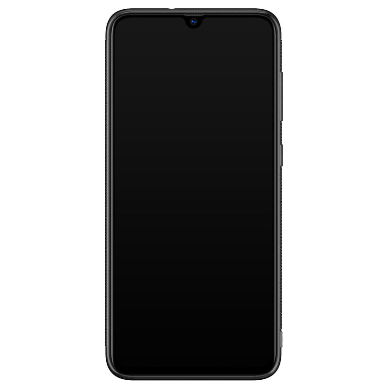 Casimoda Samsung Galaxy A50 glazen hardcase - Abstract groen