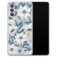 Casimoda Samsung Galaxy A32 5G siliconen hoesje - Touch of flowers