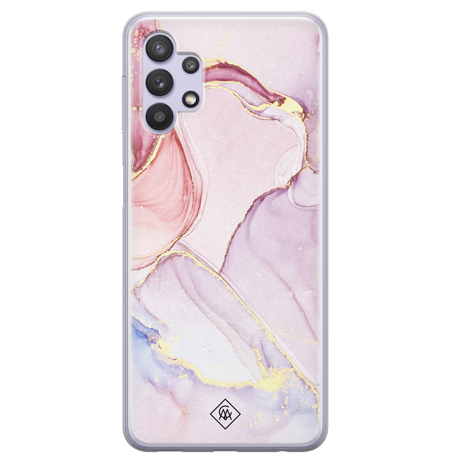 Samsung Galaxy A32 5G siliconen hoesje - Purple sky