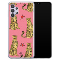 Casimoda Samsung Galaxy A32 5G siliconen hoesje - The pink leopard