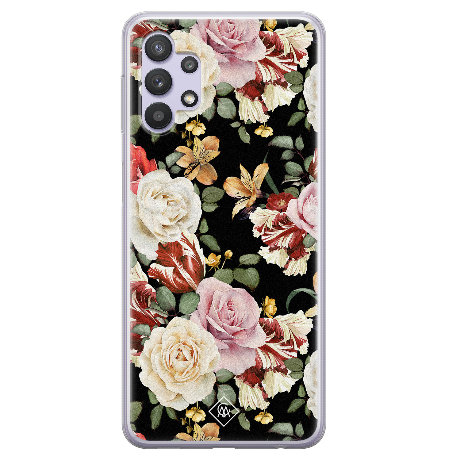 Samsung Galaxy A32 5G siliconen hoesje - Flowerpower