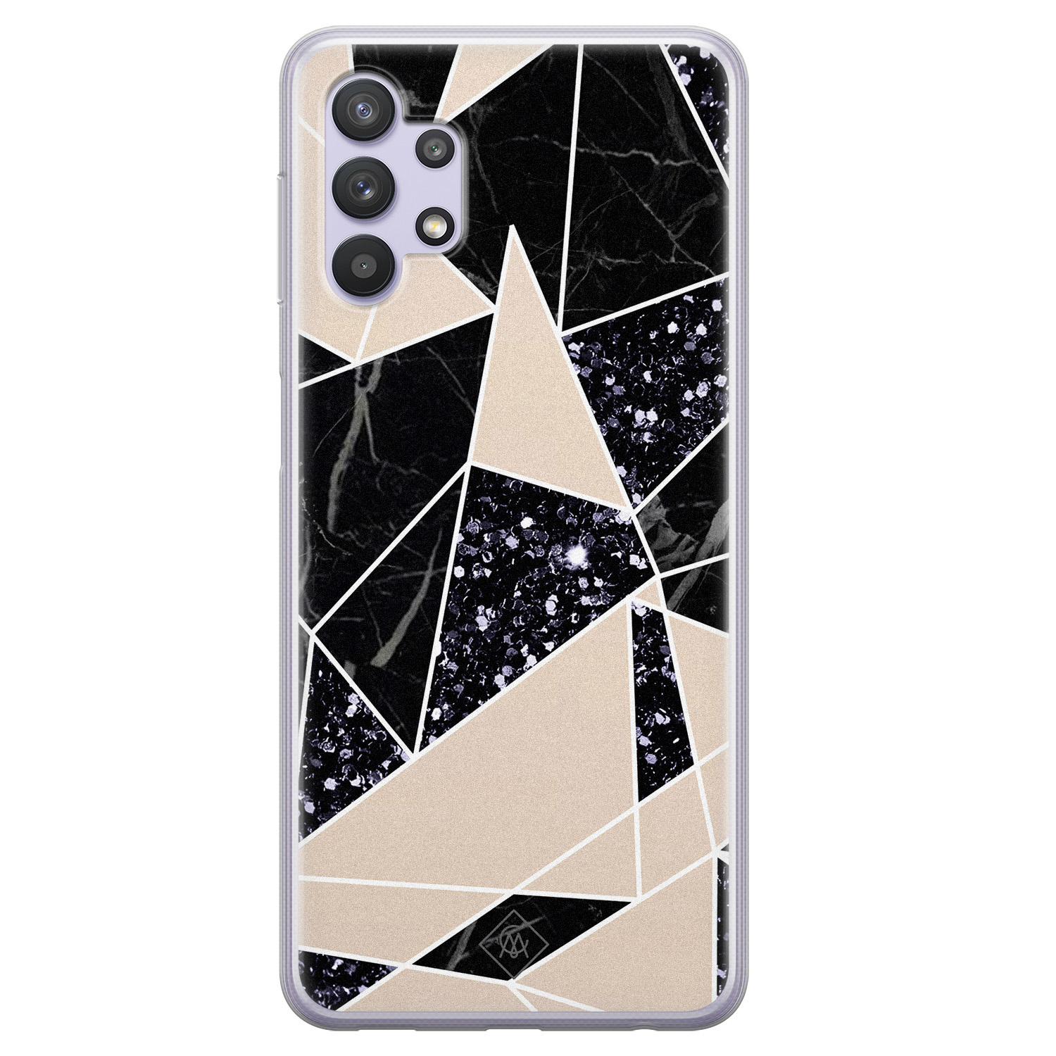 Samsung Galaxy A32 5G siliconen hoesje Abstract painted