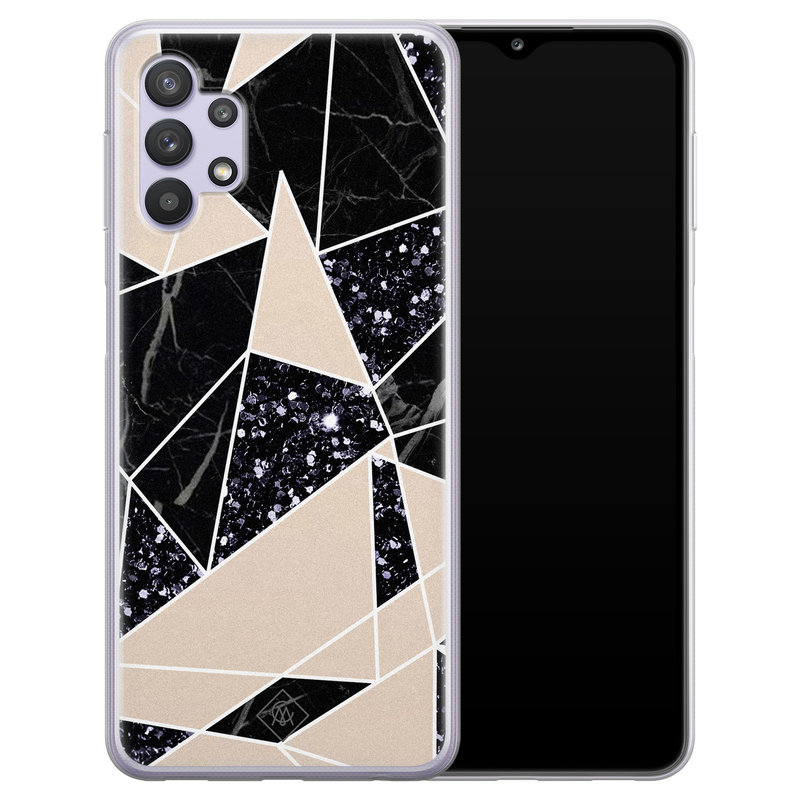 Casimoda Samsung Galaxy A32 5G siliconen hoesje - Abstract painted