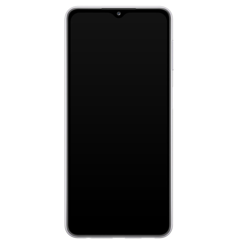 Casimoda Samsung Galaxy A32 5G siliconen hoesje - Marmer zwart