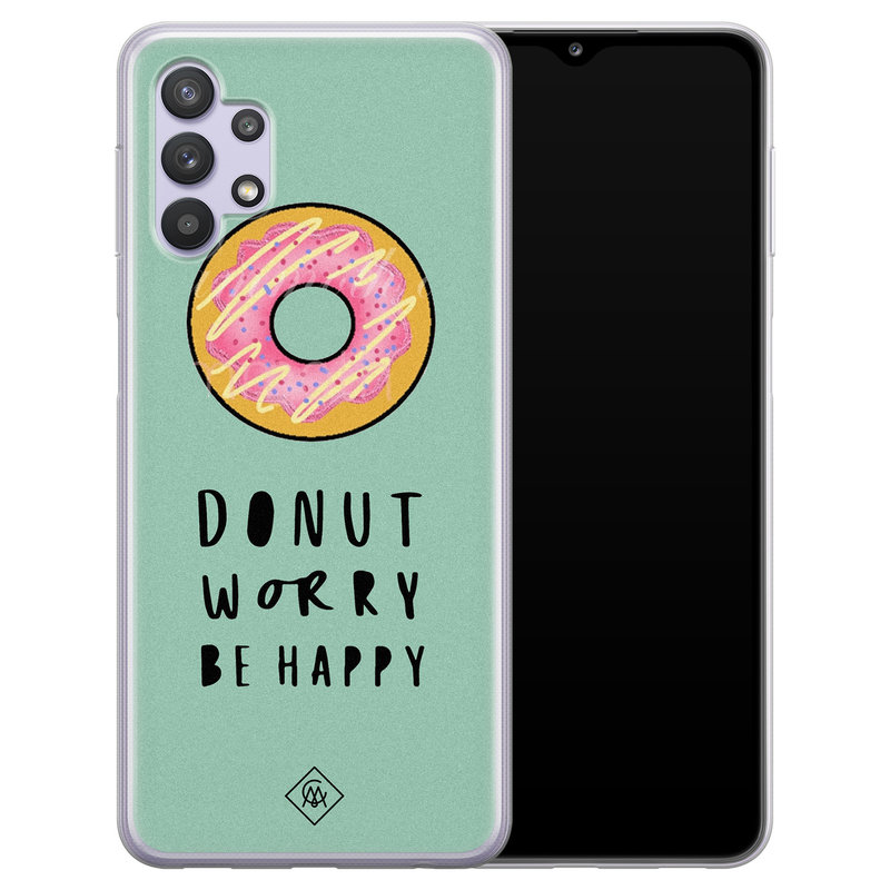 Casimoda Samsung Galaxy A32 5G siliconen hoesje - Donut worry
