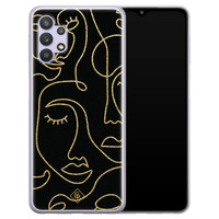 Casimoda Samsung Galaxy A32 5G siliconen hoesje - Abstract faces