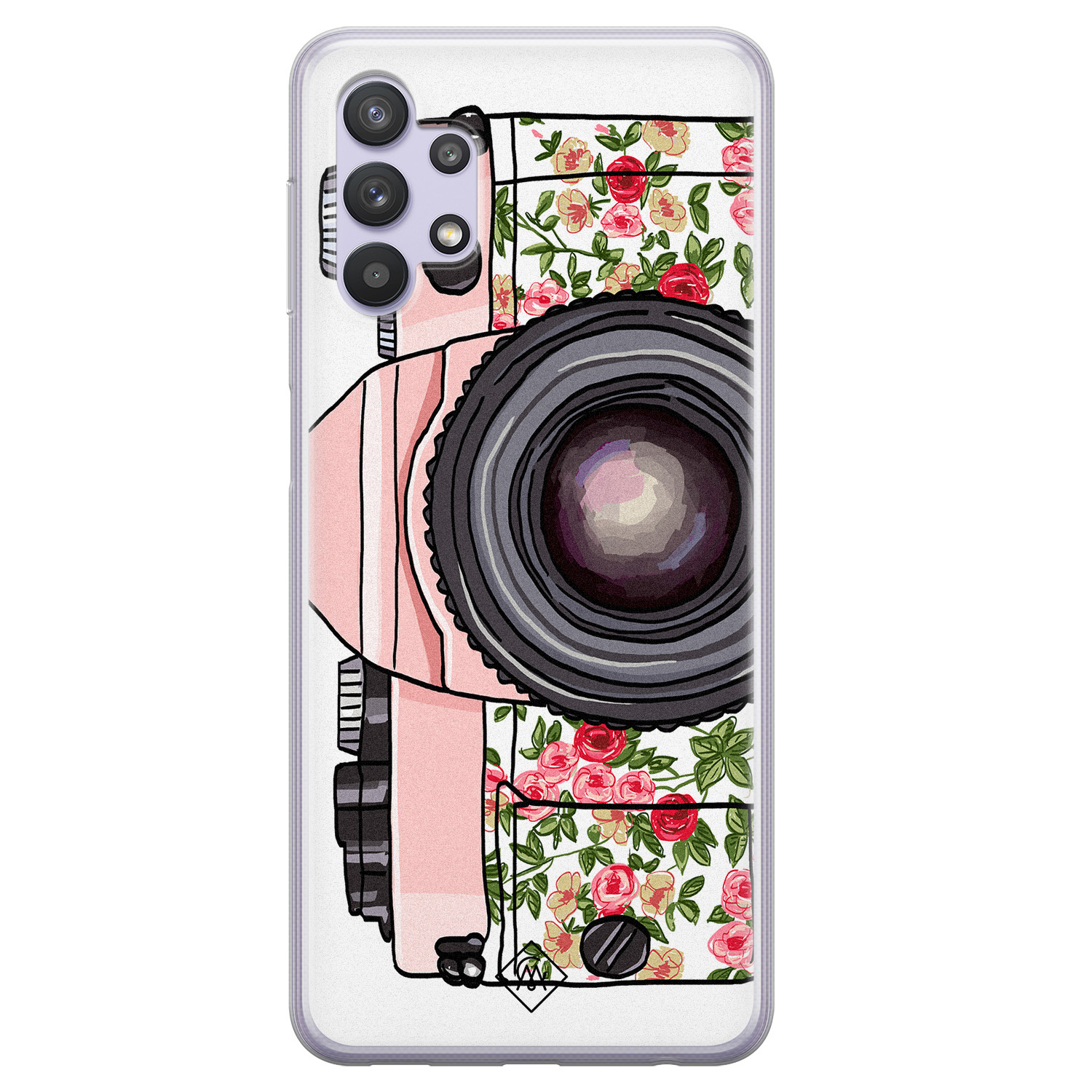 Samsung Galaxy A32 5G siliconen hoesje Hippie camera