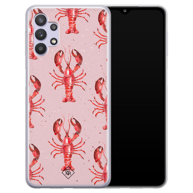 Casimoda Samsung Galaxy A32 5G siliconen hoesje - Lobster all the way