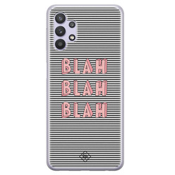 Casimoda Samsung Galaxy A32 5G siliconen hoesje - Blah blah blah