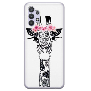 Casimoda Samsung Galaxy A32 5G siliconen hoesje - Giraffe