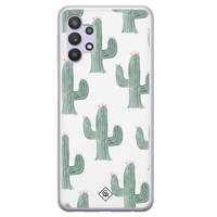 Casimoda Samsung Galaxy A32 5G siliconen hoesje - Cactus print