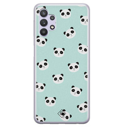 Casimoda Samsung Galaxy A32 5G siliconen hoesje - Panda print