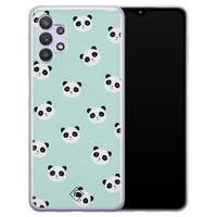 Casimoda Samsung Galaxy A32 5G siliconen hoesje - Panda print