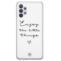 Casimoda Samsung Galaxy A32 5G siliconen hoesje - Enjoy life