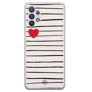 Casimoda Samsung Galaxy A32 5G siliconen hoesje - Heart queen