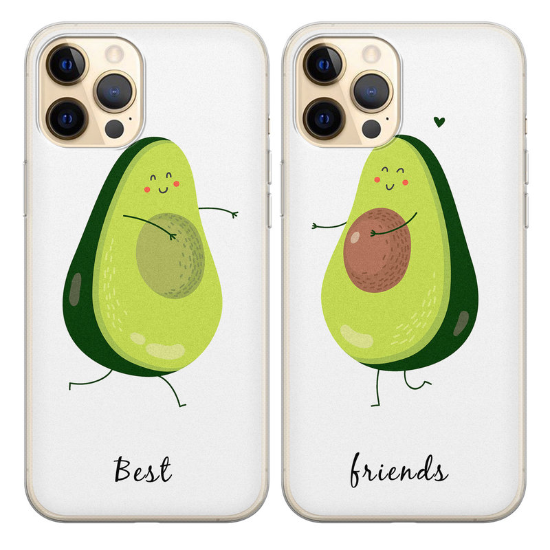 Casimoda Best friends siliconen hoesjes - Avocado