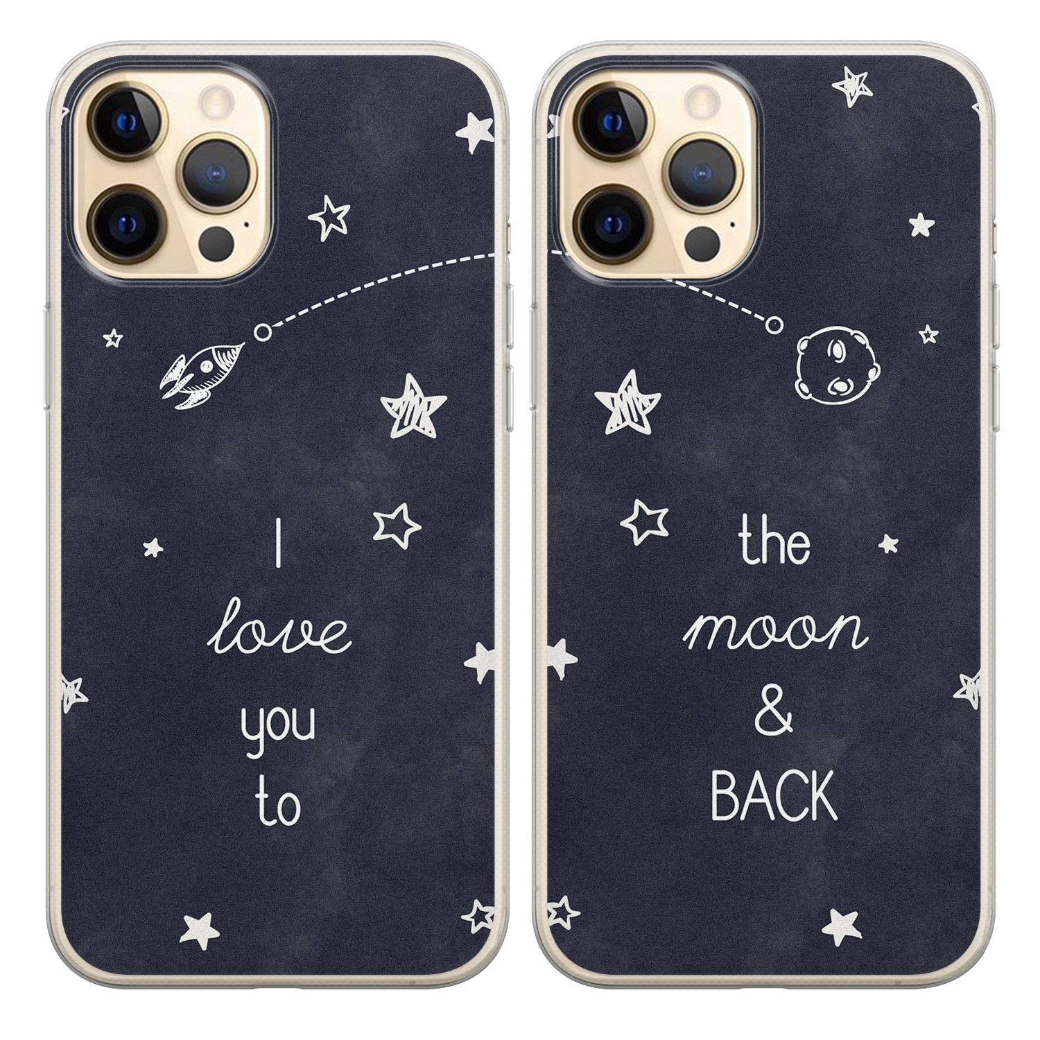Best friends hoesjes To the moon back