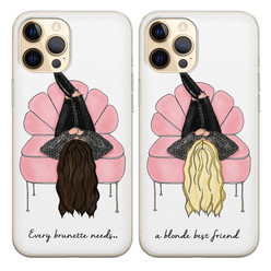 Casimoda Best friends siliconen hoesjes - Relaxing BFF