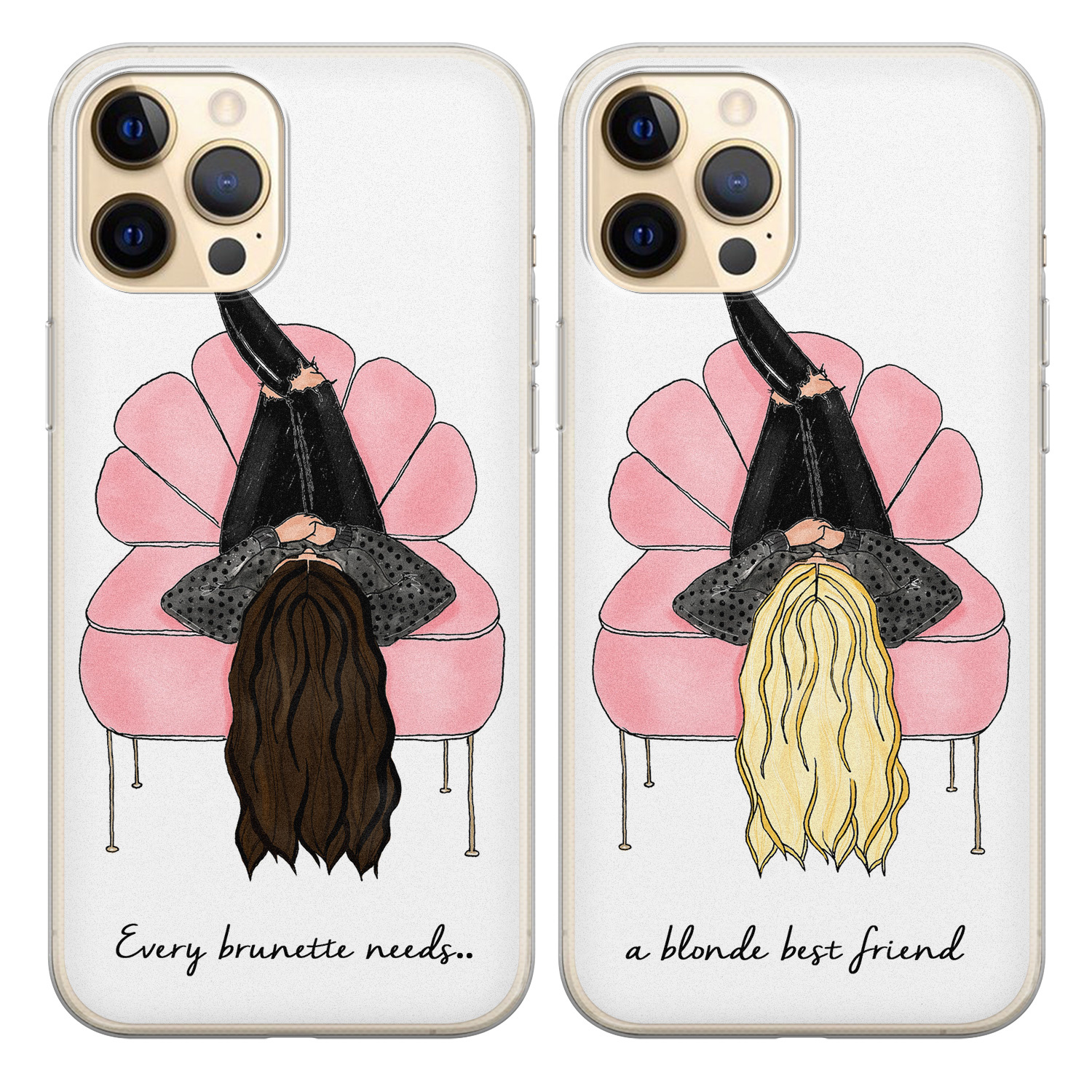 Best friends siliconen hoesjes Relaxing BFF