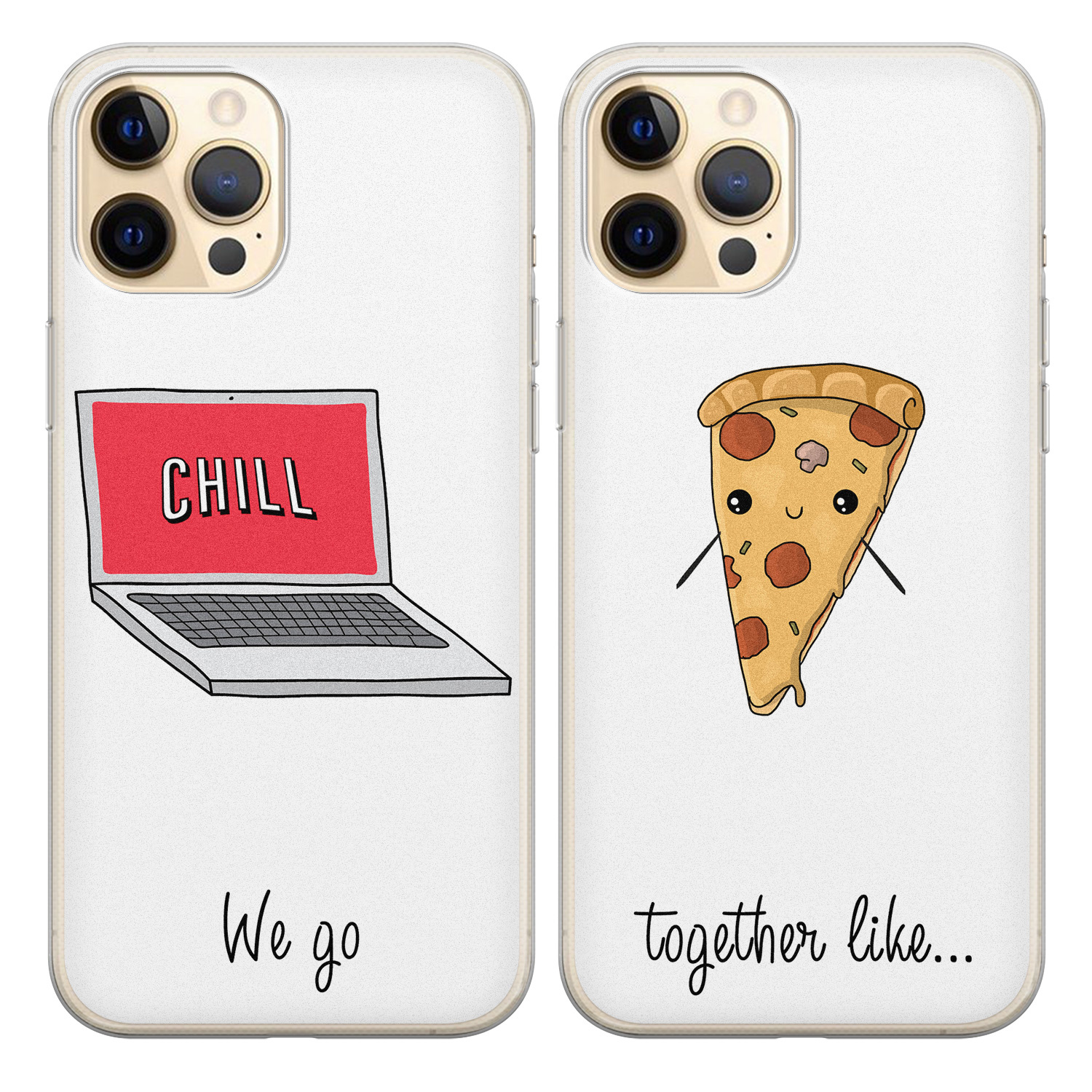 Siliconen best friends hoesjes We go together like