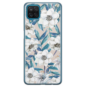 Casimoda Samsung Galaxy A12 siliconen hoesje - Touch of flowers