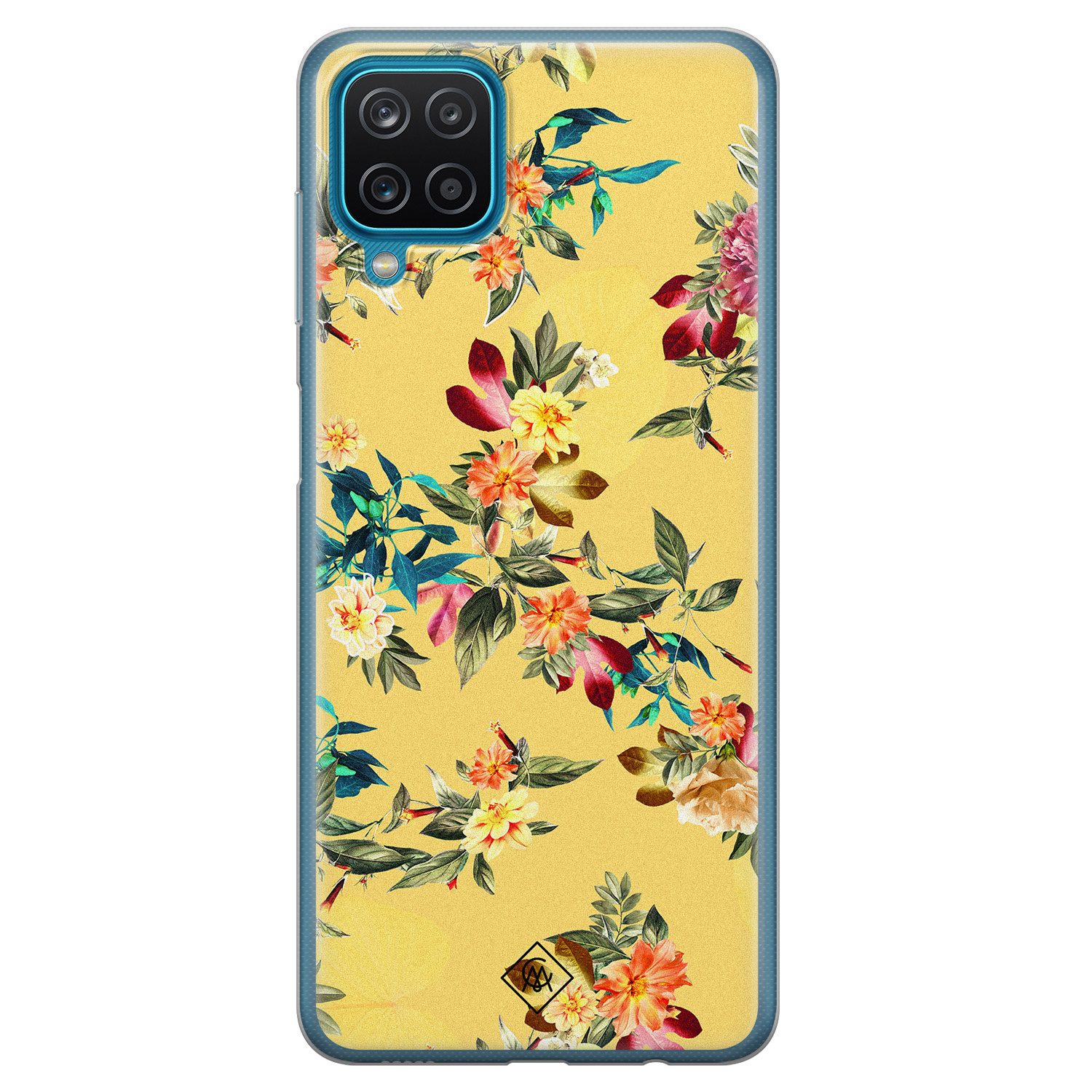 Samsung Galaxy A12 siliconen hoesje Floral days