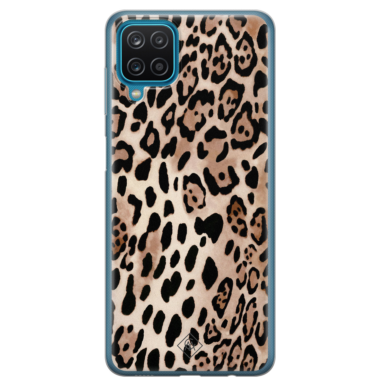 Samsung Galaxy A12 siliconen hoesje Golden wildcat