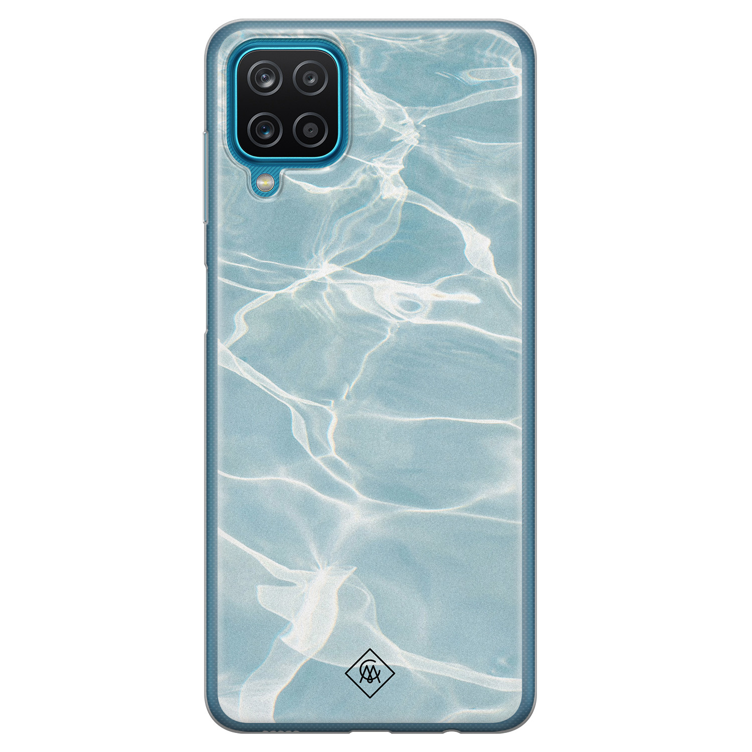 Samsung Galaxy A12 siliconen hoesje - Aqua