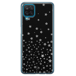 Casimoda Samsung Galaxy A12 siliconen hoesje - Falling stars