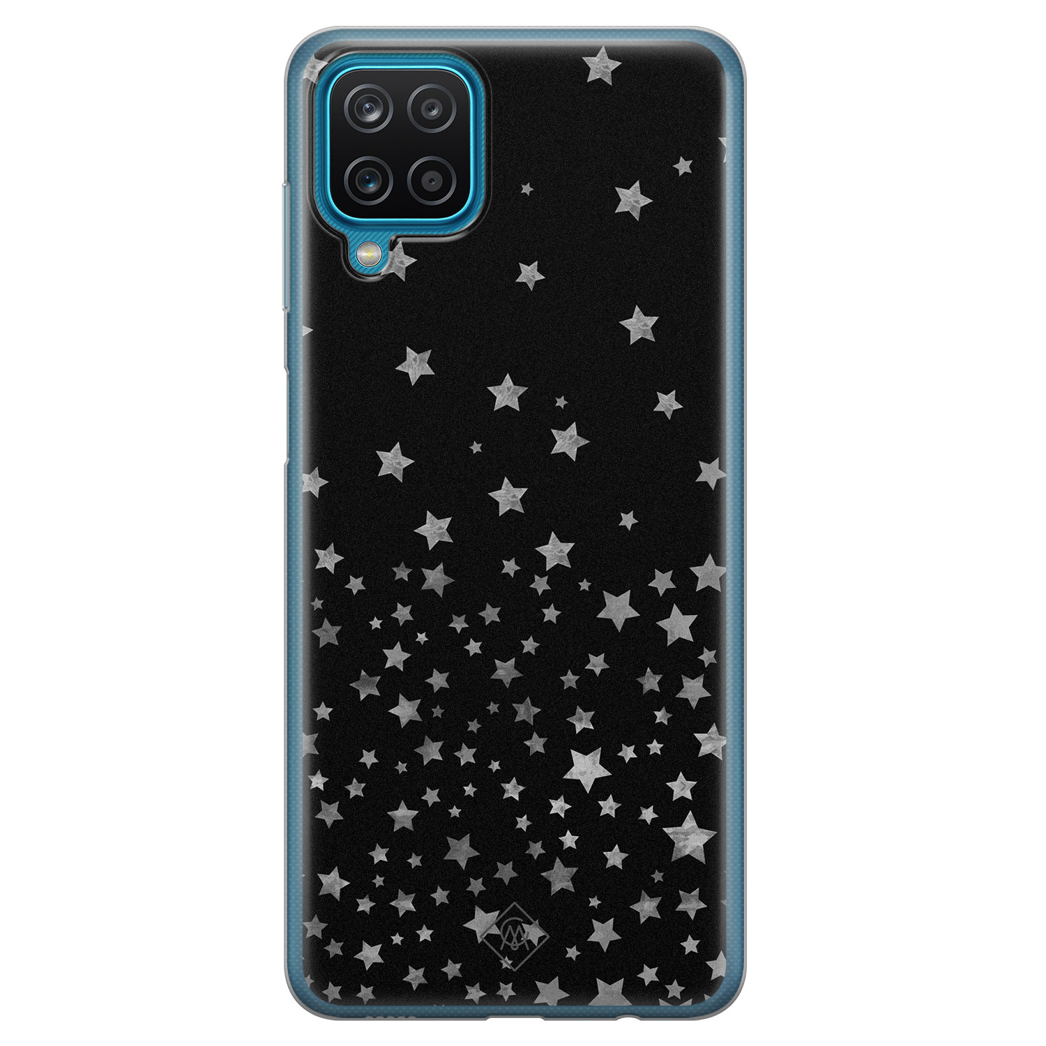 Samsung Galaxy A12 siliconen hoesje Falling stars