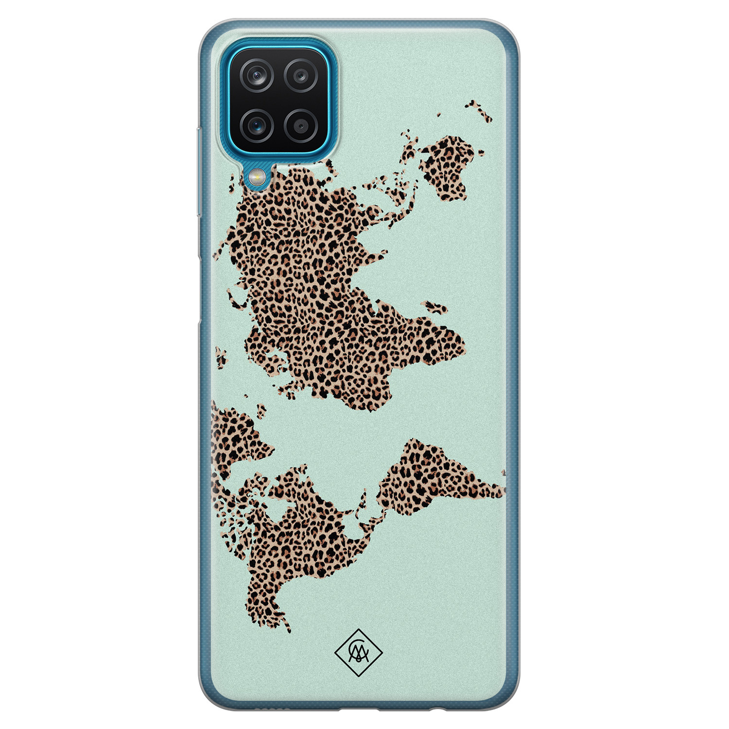 Samsung Galaxy A12 siliconen hoesje Wild world