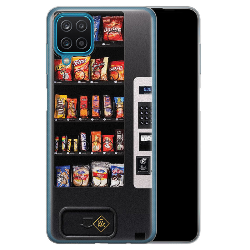 Casimoda Samsung Galaxy A12 siliconen hoesje - Snoepautomaat