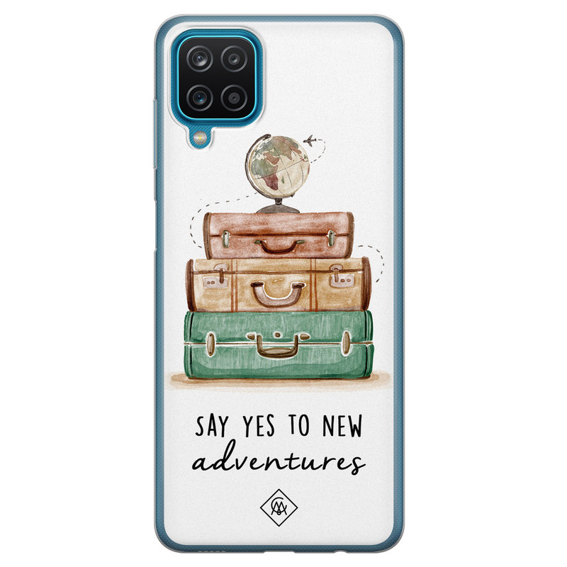 Casimoda Samsung Galaxy A12 siliconen hoesje - Wanderlust