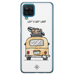 Casimoda Samsung Galaxy A12 siliconen hoesje - Let's get lost