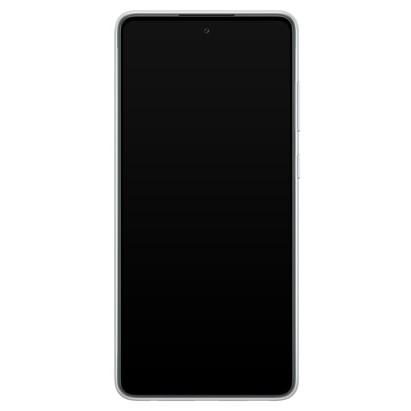 Casimoda Samsung Galaxy A52 (5G) siliconen hoesje - Abstract groen