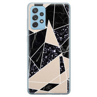 Casimoda Samsung Galaxy A52 (5G) siliconen telefoonhoesje - Abstract painted