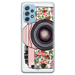 Casimoda Samsung Galaxy A52 (5G) siliconen hoesje - Hippie camera
