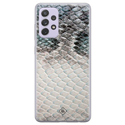 Casimoda Samsung Galaxy A72 siliconen hoesje - Oh my snake