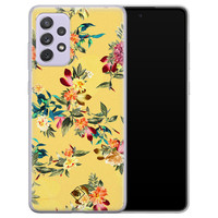 Casimoda Samsung Galaxy A72 siliconen hoesje - Floral days