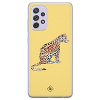 Casimoda Samsung Galaxy A72 siliconen hoesje - Leo wild