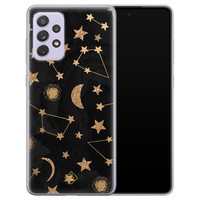 Casimoda Samsung Galaxy A72 siliconen hoesje - Counting the stars