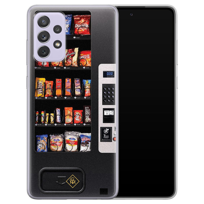 Casimoda Samsung Galaxy A72 siliconen hoesje - Snoepautomaat