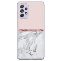 Casimoda Samsung Galaxy A72 siliconen telefoonhoesje - Rose all day