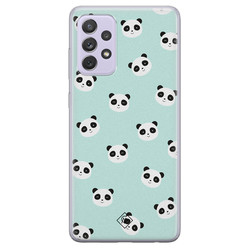 Casimoda Samsung Galaxy A72 siliconen hoesje - Panda print