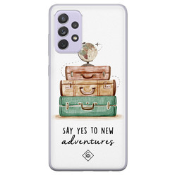 Casimoda Samsung Galaxy A72 siliconen hoesje - Let's get lost