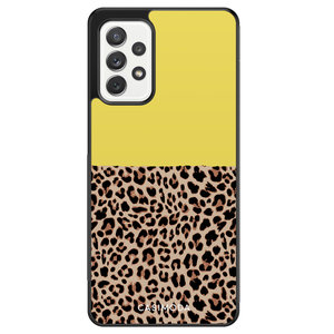 Casimoda Samsung Galaxy A52 hoesje - Luipaard geel