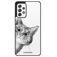 Casimoda Samsung Galaxy A52 hoesje - Peekaboo